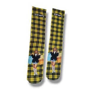 Living Royal women's Clueless Alicia Silverstone Knee High  Checkered Socks - os